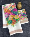 MG 437 Plain Linen Digital Printed Non Catalog Sarees Wholesale Shop In Surat